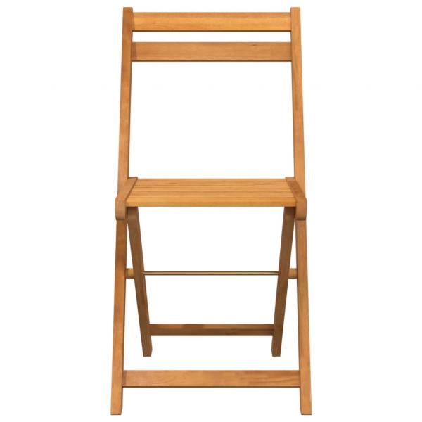 Bistrostühle 8 Stk. Klappbar Massivholz Akazie