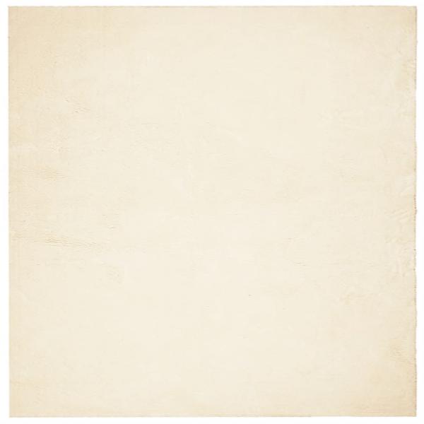 Teppich HUARTE Kurzflor Weich und Waschbar Creme 160x160 cm