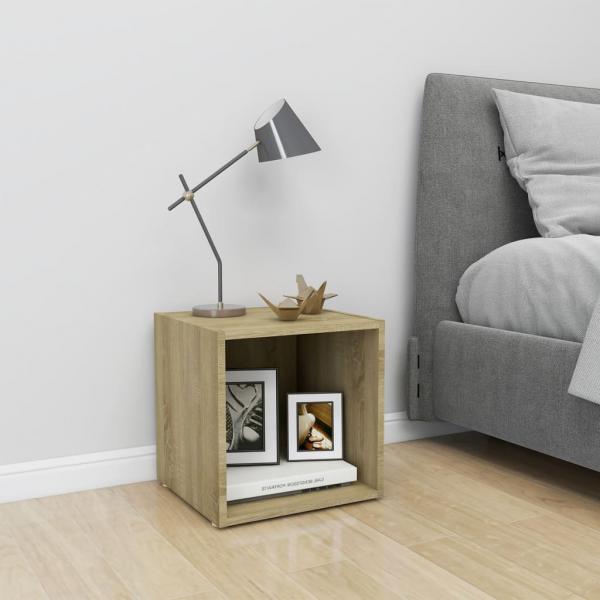 ARDEBO.de - TV-Schrank Sonoma-Eiche 37x35x37 cm Holzwerkstoff