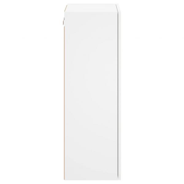 TV-Wandschrank Weiß 40,5x30x90 cm Holzwerkstoff