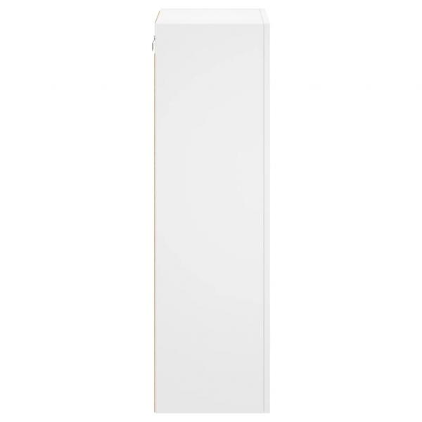 TV-Wandschrank Weiß 40,5x30x102 cm Holzwerkstoff