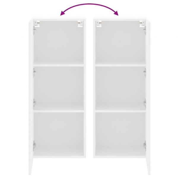 TV-Wandschrank Weiß 40,5x30x102 cm Holzwerkstoff