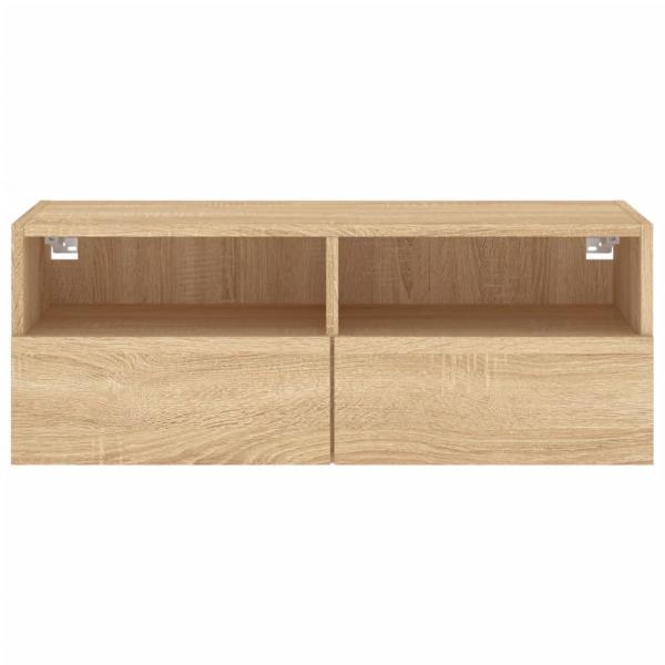 TV-Wandschrank Sonoma-Eiche 80x30x30 cm Holzwerkstoff