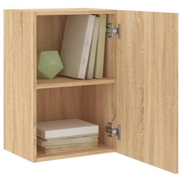 TV-Wandschränke 2 Stk. Sonoma-Eiche 40,5x30x60 cm Holzwerkstoff