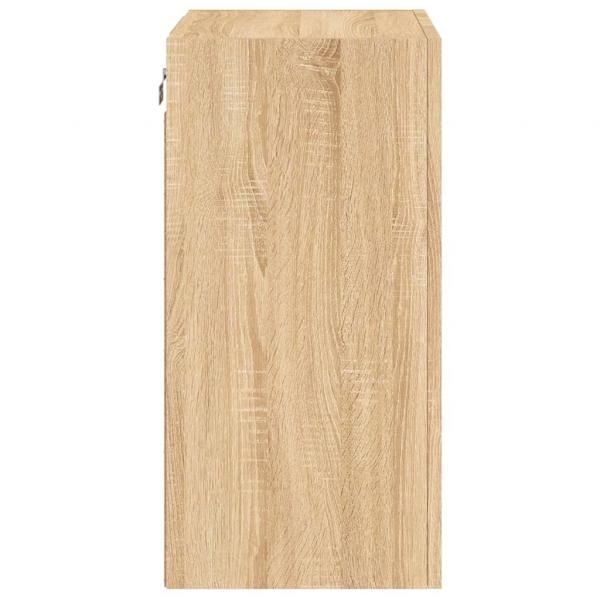 TV-Wandschränke 2 Stk. Sonoma-Eiche 40,5x30x60 cm Holzwerkstoff
