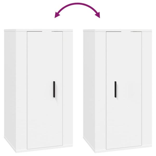 TV-Wandschrank Weiß 40x34,5x80 cm