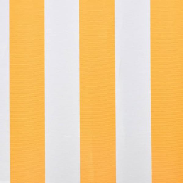Markisenbespannung Canvas Orange & Weiß 350x250 cm 