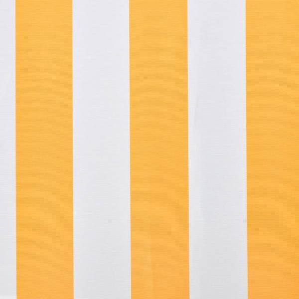 Markisenbespannung Canvas Orange & Weiß 350x250 cm 