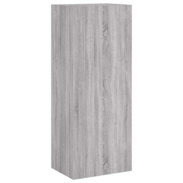 5-tlg. Wohnwand Grau Sonoma Holzwerkstoff