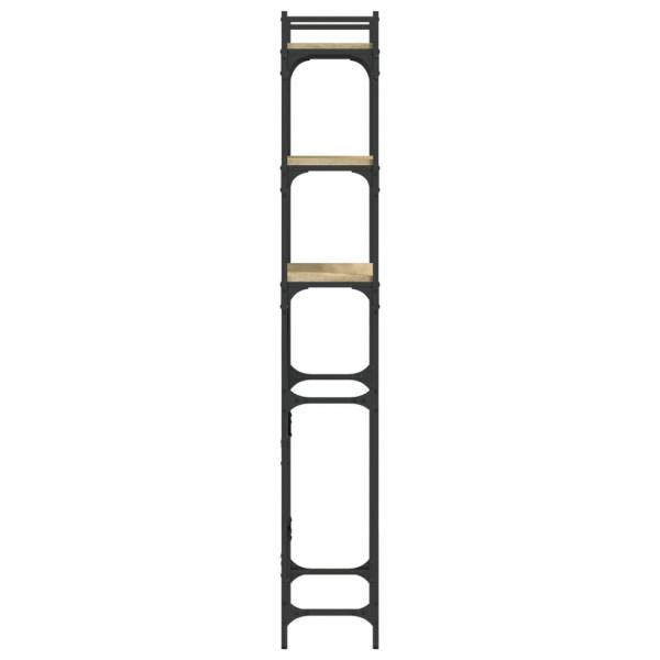 Waschmaschinenregal Sonoma-Eiche 67x25x163 cm Holzwerkstoff