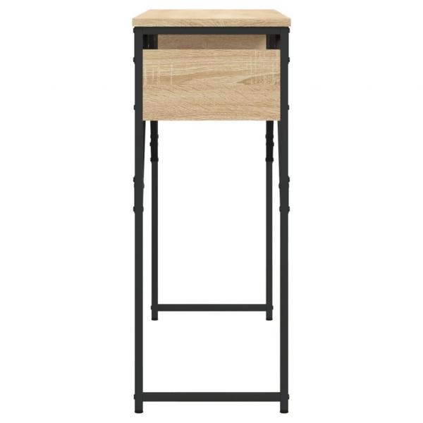 Konsolentisch mit Ablage Sonoma-Eiche 105x30x75cm Holzwerkstoff