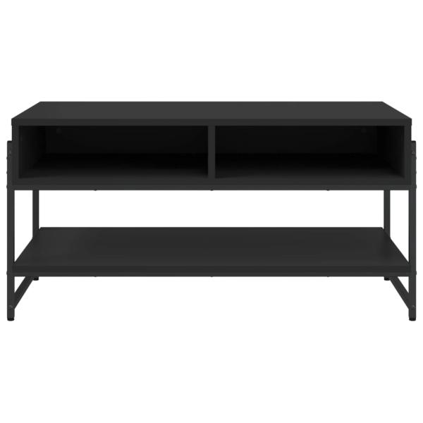 ARDEBO.de - Couchtisch Schwarz 90x50x45 cm Holzwerkstoff