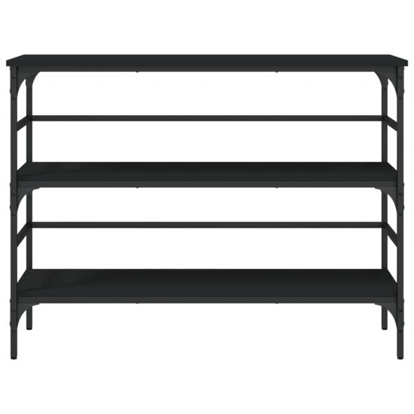 Konsolentisch Schwarz 100x32x75 cm Holzwerkstoff