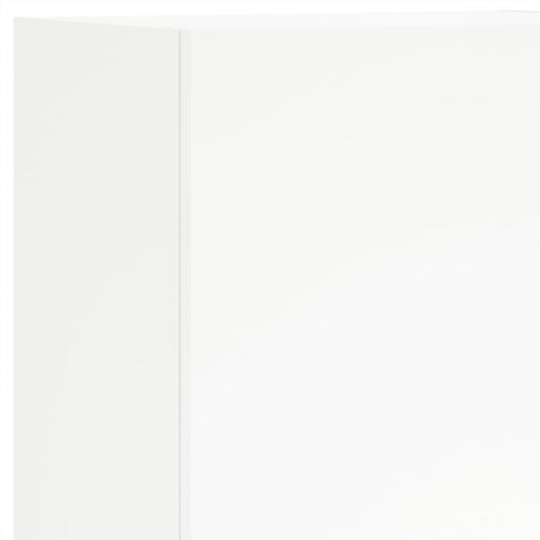 5-tlg. Wohnwand Weiß Holzwerkstoff