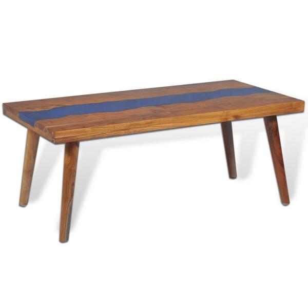 Couchtisch Teak Harz 100 x 50 x 40 cm