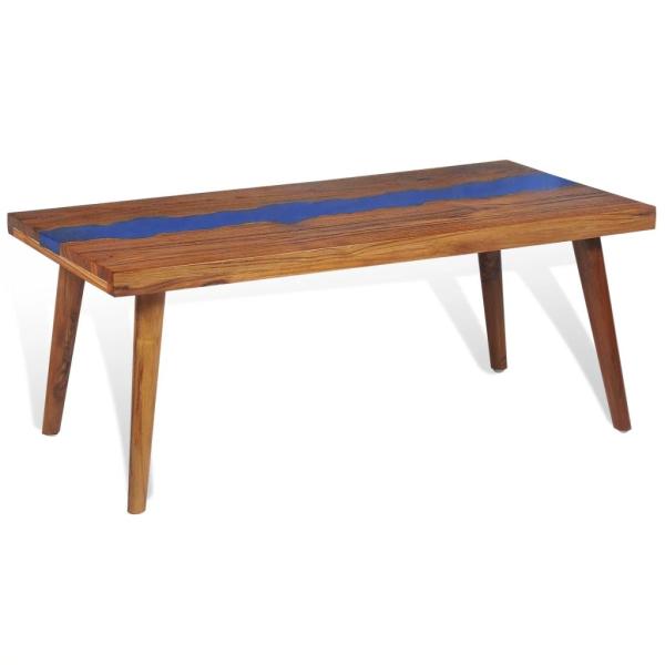Couchtisch Teak Harz 100 x 50 x 40 cm