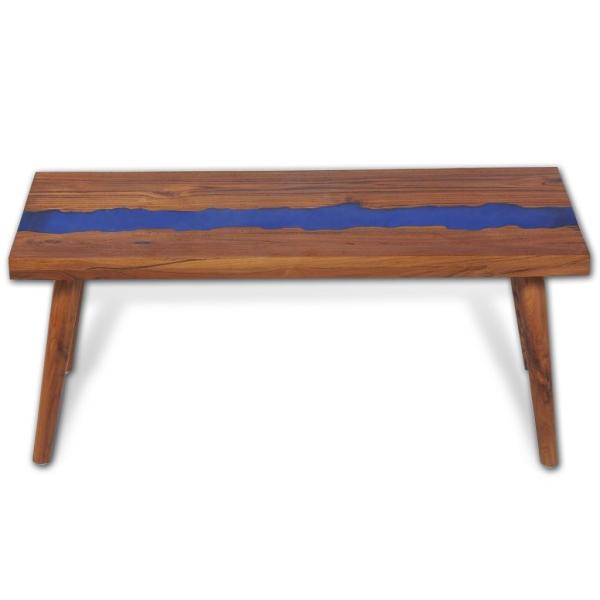 Couchtisch Teak Harz 100 x 50 x 40 cm
