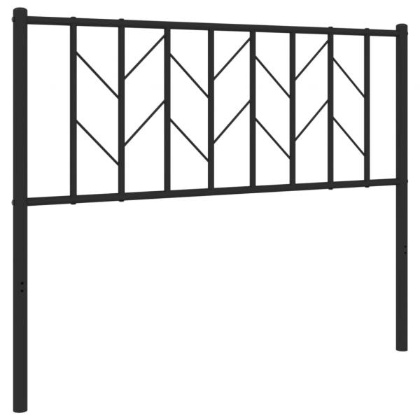 ARDEBO.de - Kopfteil Metall Schwarz 107 cm