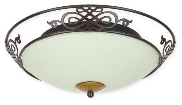 ARDEBO.de Eglo Mestre Wand-/Deckenleuchte, 2x60W, E27, beige (86712)