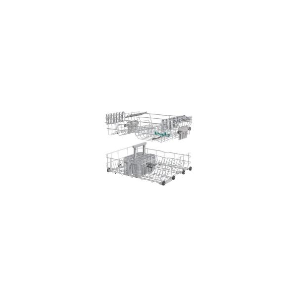 Gorenje GI 642E90X Teilintegrierter Geschirrspüler, 60 cm breit, 13 Maßgedecke, TouchControl, 3 in 1 Funktion, ECO Programm, Edelstahl