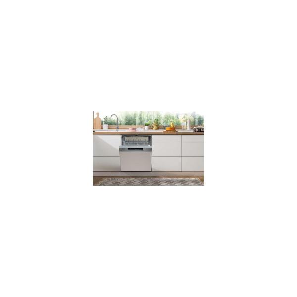 Gorenje GI 642E90X Teilintegrierter Geschirrspüler, 60 cm breit, 13 Maßgedecke, TouchControl, 3 in 1 Funktion, ECO Programm, Edelstahl