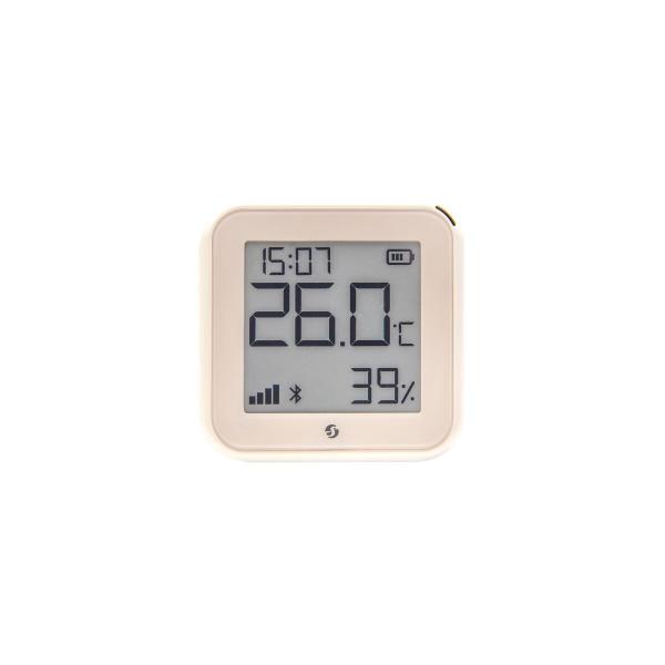 ARDEBO.de Shelly H&T Gen3 Temperatur- und Feuchtigkeitssensor, WLAN, Bluetooth, USB C, batteriebetrieben, ivory (Shelly_H&T_G3_i)