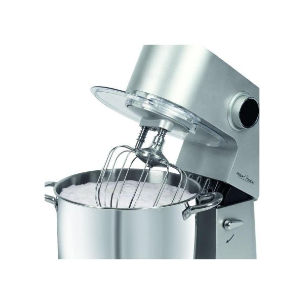 ProfiCook PC-KM 1254 Knetmaschine, 2500 W, 13 Geschwindigkeitsstufen, 12 L Schüssel, Aluminium (501254)