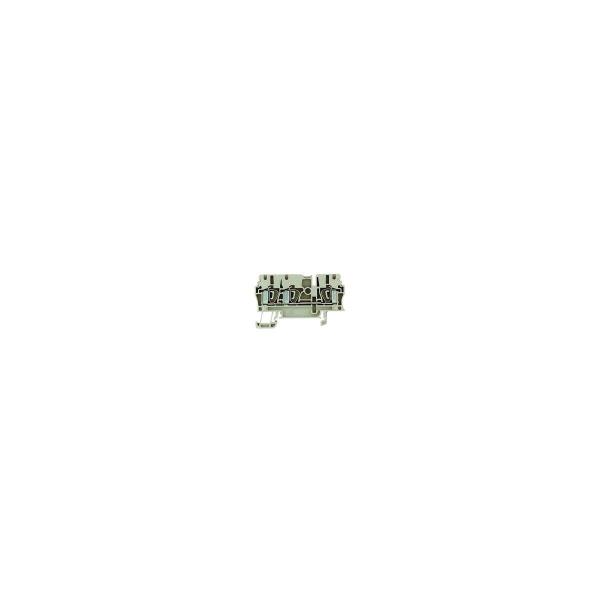ARDEBO.de Weidmüller ZDU 2.5/3AN Durchgangs-Reihenklemme, Zugfederanschluss, 2.5 mm², 800 V, 24 A, dunkelbeige (1608540000)