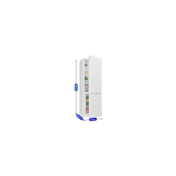 Bomann KG 7353 Stand Kühl-Gefrierkombination, 55 cm breit, 268 L, LED Beleuchtung, weiß (773530)