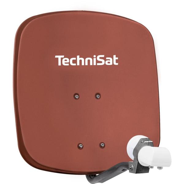 TechniSat DigiDish 45 rot mit Twin LNB (1445/2882)