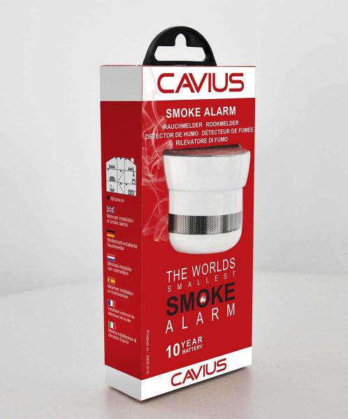 Cavius Rauchmelder 2007 Invisible, weiß (1471200)