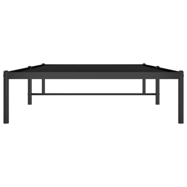 Bettgestell Metall Schwarz 100x200 cm