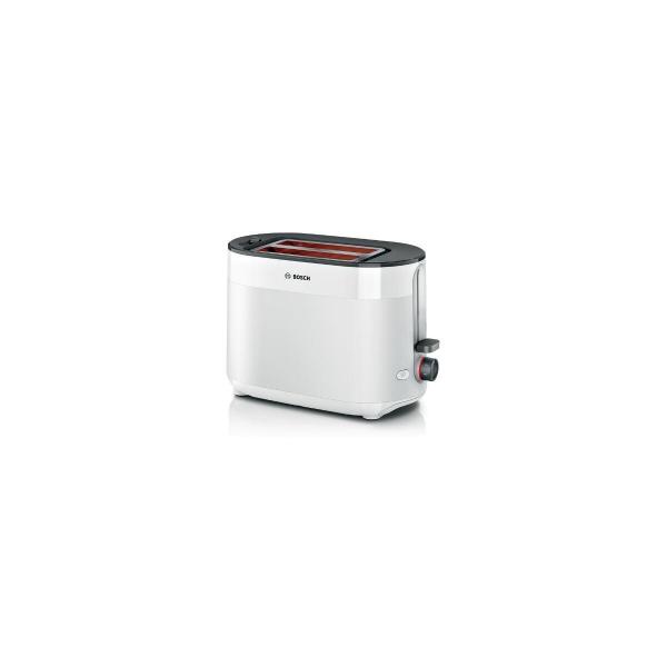 ARDEBO.de Bosch TAT2M121 Bosch, 950 W, 2 Schlitze, Auftaufunktion, Nachtoastfunktion, weiß