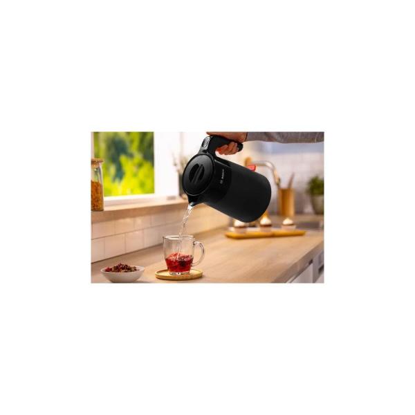 Bosch TWK2M163 Wasserkocher, MyMoment, 2400 W, 1,7 L, Automatische Endabschaltung, Trockenhitzeschutz, schwarz