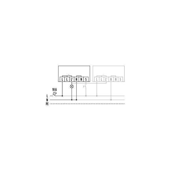 Esylux MD 360/24 BASIC IP54 Bewegungsmelder mit Nulldurchgangsschaltung, 360°, 24m Reichweite, IP54, weiß (EB10431333)