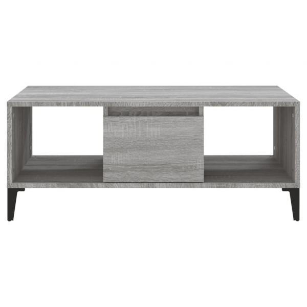 Couchtisch Grau Sonoma 90x50x36,5 cm Holzwerkstoff