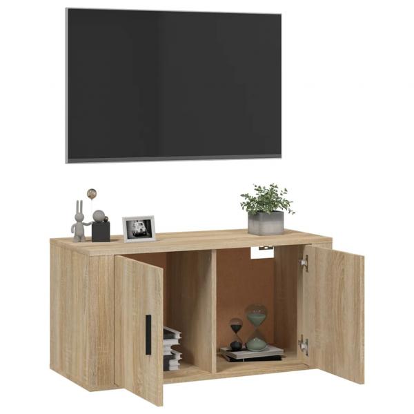 TV-Wandschrank Sonoma-Eiche 80x34,5x40 cm