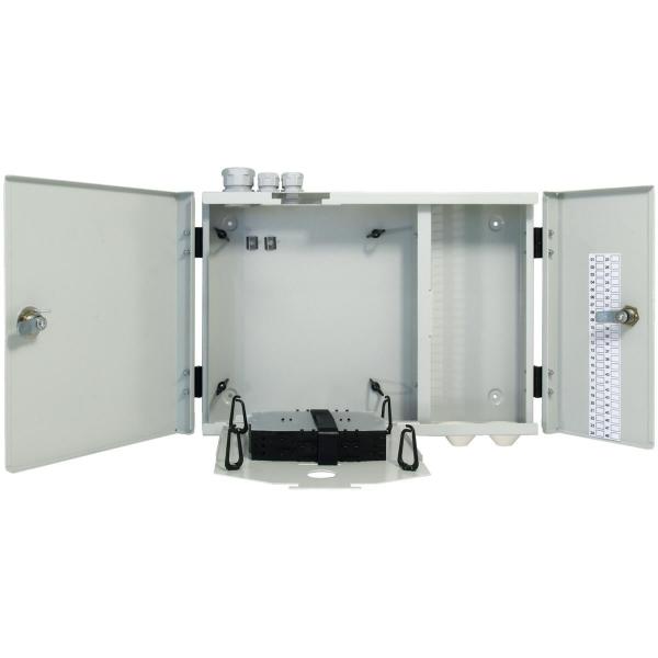 Televes OSB 48 Optik Spleiss-Box, bis zu 48 Buchse-zu-Buchse-Adapter (233002)