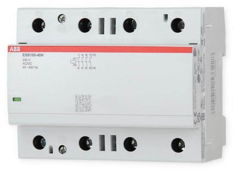 ABB ESB100-40N-06 Installationsschütz 4S, 100A, 230V, 4-Polig (1SAE661111R0640)