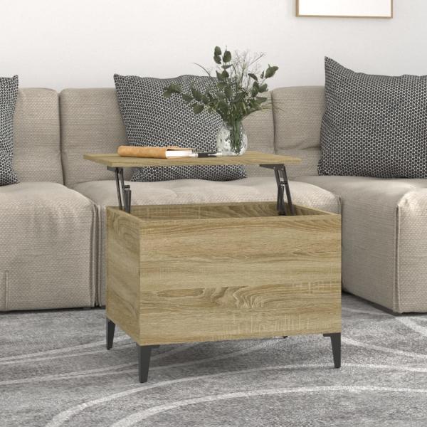ARDEBO.de - Couchtisch Sonoma-Eiche 60x44,5x45 cm Holzwerkstoff