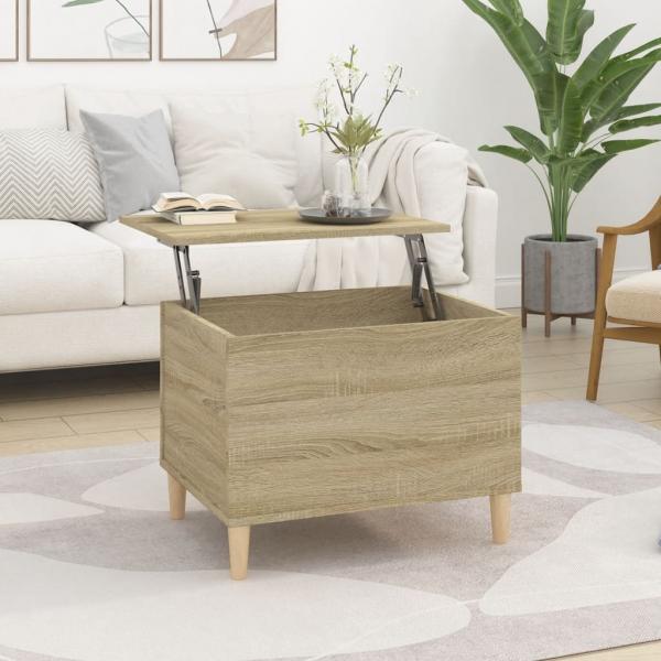 ARDEBO.de - Couchtisch Sonoma-Eiche 60x44,5x45 cm Holzwerkstoff