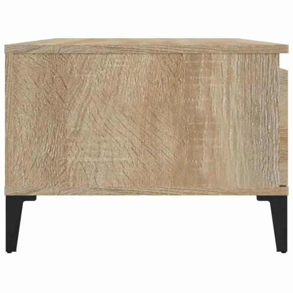 ARDEBO.de - Couchtisch Sonoma-Eiche 90x50x36,5 cm Holzwerkstoff