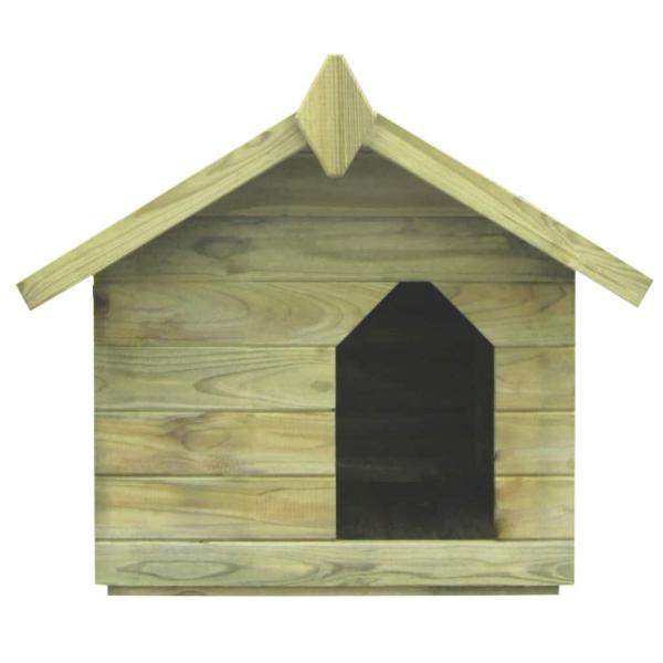 Hundehütte mit Dach Imprägniertes Kiefernholz