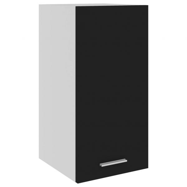 ARDEBO.de - Hängeschrank Schwarz 29,5x31x60 cm Holzwerkstoff