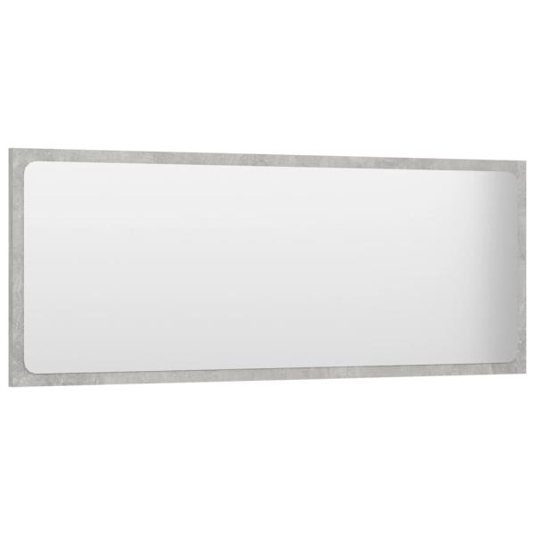 ARDEBO.de - 2-tlg. Badmöbel-Set Betongrau Holzwerkstoff