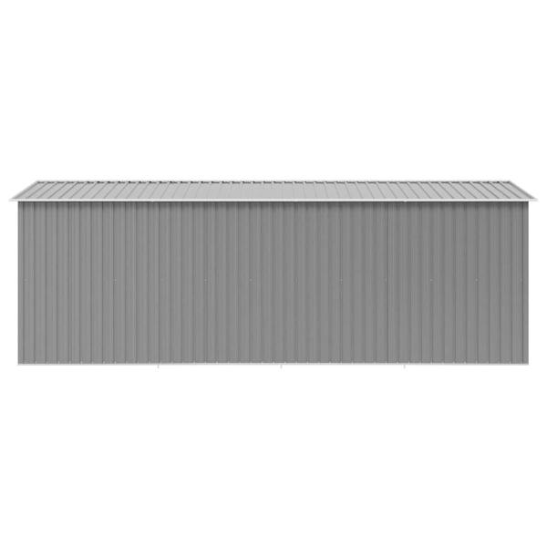 Gerätehaus 257x489x181 cm Metall Grau