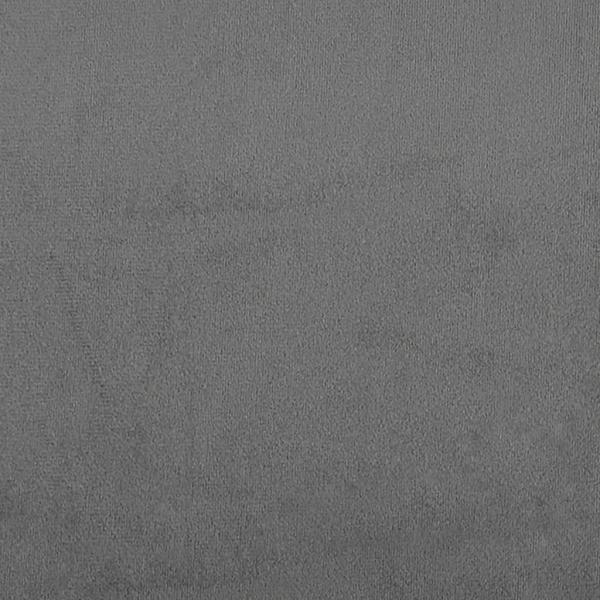 Sessel mit Hocker Dunkelgrau 60 cm Mikrofasergewebe
