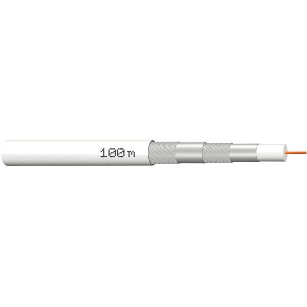 ARDEBO.de Megasat Koaxialkabel, 4-fach Abgeschirmt, 120dB Cu/St.CCS1, 1mm, 100m Ring (100066)