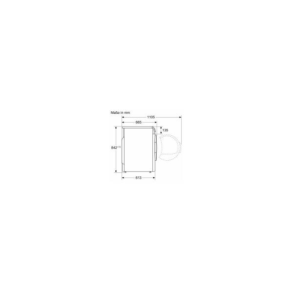 Siemens WQ45B2B40 9kg A+++ Wärmepumpentrockner, 59,8cm breit, Home Connect, Fernsteuerung, Startzeitvorwahl, weiß