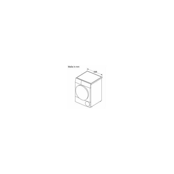 Siemens WQ45B2B40 9kg A+++ Wärmepumpentrockner, 59,8cm breit, Home Connect, Fernsteuerung, Startzeitvorwahl, weiß